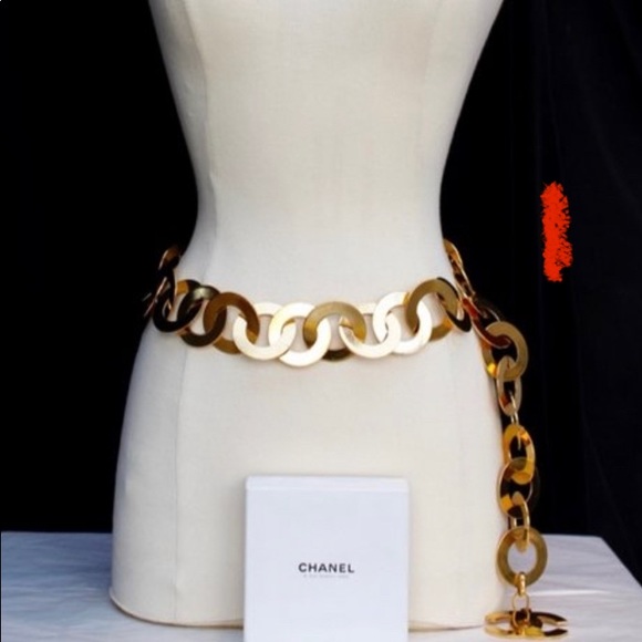 VINTAGE CHANEL FALL 1991 RUNWAY BELT **RARE** - Picture 2 of 6